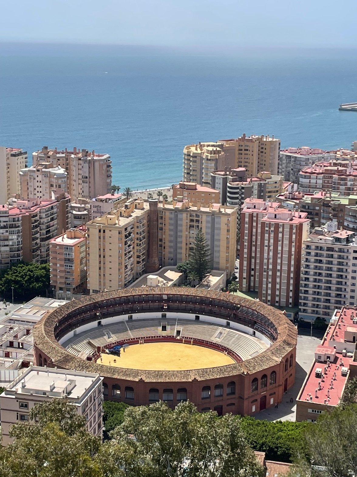 Málaga vanaf de Alcazaba, lekker bezig